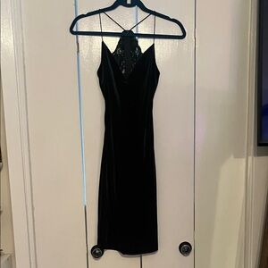 B Darlin Black Backless Dress